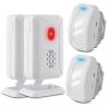 Door Chime, USUPERINK 2SET Motion Sensor Alarm, Wireless Driveway Alarm Security for Business Entry, Store Door Entry Bell, Motion Sensor Detect Alarm, Caregiver Reminder for Elderly, Visitor Bell