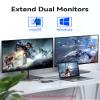 Selore Docking Station for MacBook Pro Air,10 in 1 Dual HDMI Adapter for Mac Pro Air,USB C Hub for MacBook Docking Station Dual Monitor with 2 HDMI,Ethernet,PD,USB C,2 USB A,SD/TF for M1 M2 view 3