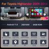 16EQ Car Stereo for Toyota Highlander 2008-2014 Radio with 10.1inch 1080P HD 2.5D Touch Screen Wireless Carplay Android Auto,28UIs FM/RDS Radio Bluetooth GPS WiFi Mirrorlink SWC Rear Camera 2G 64G view 3
