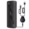 Signal-Boosting Digital Tv Antenna, Simple Setup with Adhesive and Screws, and Lightweight Plastic, Modern Black Design, Boosts Tv Signal for Clearer Picture, Universal Tv Compatibility view 1