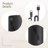 Signal-Boosting Digital Tv Antenna, Simple Setup with Adhesive and Screws, and Lightweight Plastic, Modern Black Design, Boosts Tv Signal for Clearer Picture, Universal Tv Compatibility view 4