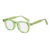 BETSION Blue Light Blocking Computer Gaming Eyeglasses Frames Acetate Spring Hinges Unisex for Men Women (Reading Lenses, Green) view 1
