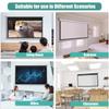 60 Inch HD Projector Screen, 70 Inch Manual Pull Down Projection Screen, 178 Viewing Angle Movie Widescreen Viewing Movie Screens for Indoor and Outdoor Home Theater(16:9,72inch) view 2