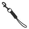 Carabiner Hook Clip with Rope, Diving Clip Lanyard - Anti-Lost Strap Diving Lock | Practical Metal Clip Hook, Diving Swivel , Carabiner Hook for Flashlight view 1