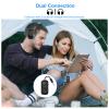 Lavales Bluetooth 5.3 Transmitter Receiver for Airplane to 2 Headphone  AptX Low Latency, 100ft Long Range, 35H Playtime, 2-in-1 Wireless Bluetooth Audio Adapter W/Screen for TV, Tablets, Speakers view 3