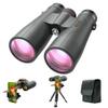Adasion 15x56 UHD Binoculars for Adults High Powered with Phone Adapter and Tripod, Super Powerful BAK4 Prism Waterproof Binoculars for Hunting Stargazing Bird Watching Hiking Safari Travel Sports view 1