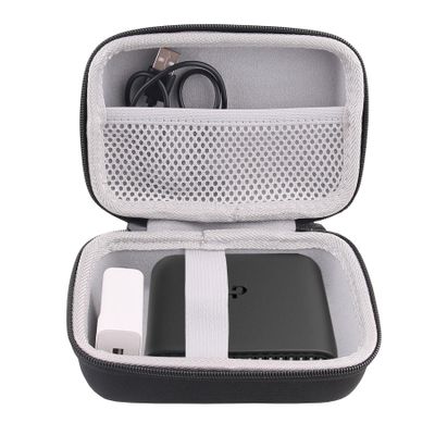 WERJIA Hard Case Compatible with TP-Link Ultra-Portable Wi-Fi 6 AX1500/AX3000 Travel Router TL-WR1502X/WR3002X,Fits USB Cable and Power Adapter (Box Only)