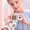 GOWENIC Digital Camera, 72MP Autofocus Vlogging Camera with Dual Screen 16X Digital Zoom Point and Shoot Cameras for Travel, Anti Shake, Built in MP3 Function (White) view 4