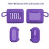 Hermitshell Silicone Carrying Case Replacement for JBL Go 3 / JBL Go 4 Portable Bluetooth Speaker (Lavender, Silicone Case) view 3