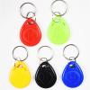 100pcs/Lot 13.56MHz IC M1 S50 Keyfobs Tags Access Control RFID Key Token Attendance Management Keychain ABS Waterproof(Red) view 1
