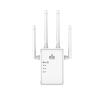HOSAYA WiFi Extender WiFi Repeater 1200Mbps (AC1200) Dual Bands Signal Booster for 12000 sq.ft and 68 Devices, Big External Antenna x 4, RJ45 Port x 2, WiFi Range Amplifier, AP,Easy 1-tap Setup view 1