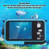 2.7K Underwater Camera, 11FT Camera 48MP Autofocus Dual Screen Selfie Underwater Camera for Snorkeling Compact Floatable Digital Camera (Blue) view 4