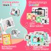 Instant Print Camera for Kids Toddler Camera Print for Girls Boys Age 3-12 2.4 Inch Screen 1080P Selfie Toddler Cameras for Children Birthday Gifts with 3 Rolls Print Paper & 32G Card(Pink) view 4