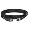 YACSEJAO Car Video 4-Pin Aviation Extension Cable M12 4Pin Backup Camera Extension Cable for CCTV Rearview Camera Truck Trailer Camper Bus Vehicle Backup Monitor System (2M/6.6FT) view 1