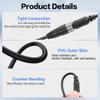 YACSEJAO Car Video 4-Pin Aviation Extension Cable M12 4Pin Backup Camera Extension Cable for CCTV Rearview Camera Truck Trailer Camper Bus Vehicle Backup Monitor System (2M/6.6FT) view 3
