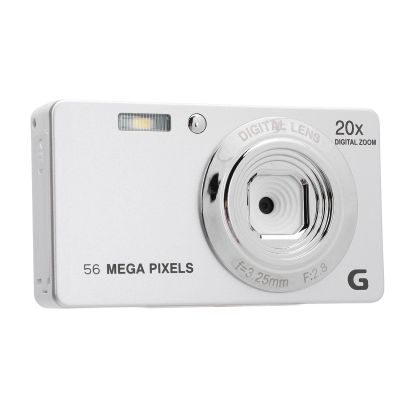 Digital Camera, UHD 4K 1080P Vlogging Camera, 56MP 20X Digital Zoom Digital Camera, Portable Compact Point and Shoot Camera for Teens Adult Beginner