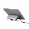 Jomard Meeting Control Screen Tablet Stand Compatible with iPad 10.2 inch/Gen 7/8/9, PoE Adapter Maintain Power Supply and Network Data Transmit, widely Used in AV Conference Room (Silver TTS-420A-W) view 3