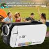 VBESTLIFE Video Camera Camcorder, 2.7K Camcorder 30MP 18X Digital Video Camera for, 3in Rotation Screen Video Recorder Vlogging Camera for Travel view 3