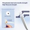 Jeirdus SC to SC 60Meters Indoor White 9/125 Singlemode Hard Fiber Optic Cable Jumper Optical Patch Cord FTTH FIOS Home SC/UPC to SC/UPC view 3