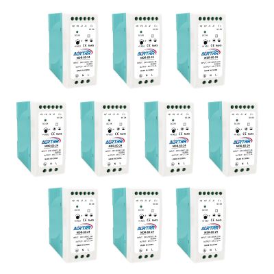(10pcs) 24V dc Power Supply;60W 2.5A;100-240Vac InputOutput 24Vdc;Power Converter mdr60 24