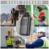 Radtel RT16 FRS Two Way Radio Long Range Rechargeable, USB-C Charging Walkie Talkies for Adults, License-Free 16 Channel Business Radios with VOX for Outdoor Restaurant Camping (2 Pack) view 2