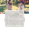 Crystal Clear Hard Shell Protective Case with Adjustable Detachable Strap for Square SQ40, Prevent Scratches, Hands Carry Anywhere view 4