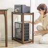 HEAIQI Computer Stand Pc Stand CPU Bracket Bracket Multi-Layer Floor Base Mobile Tray Rack Printer Desktop Chassis Storage Rack Computer Tower Stand Printer Stand(B) view 4