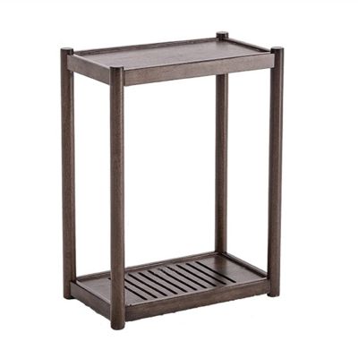 Computer Stand Pc Stand Solid Wood PC Tower Stand, 2-Tier Mobile CPU Holder, Floor Standing PC Main Case Stand with Invisible Caster PC Tower Stand Computer Tower Stand Printer Stand(A,Small)