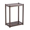 Computer Stand Pc Stand Solid Wood PC Tower Stand, 2-Tier Mobile CPU Holder, Floor Standing PC Main Case Stand with Invisible Caster PC Tower Stand Computer Tower Stand Printer Stand(A,Small) view 1