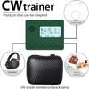 Mini CW Trainer Morse Code Trainer with Display, Moore Simo Wales Code Shortwave Radio Telegraph Key Car Key Learning CW Radio for Telegraph Practice with Charging Cable(Green) view 2