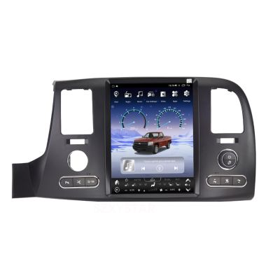 ZWNAV 13.3" Android Car Radio for Chevrolet Silverado GMC Sierra 2007-2013, Stereo Replacement HeadUnit 2K IPS Touch Screen Tesla Style Carplay Android Auto GPS Navigation Multimedia Player (8+256GB)