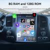 ZWNAV 13.3" Android Car Radio for Chevrolet Silverado GMC Sierra 2007-2013, Stereo Replacement HeadUnit 2K IPS Touch Screen Tesla Style Carplay Android Auto GPS Navigation Multimedia Player (8+256GB) view 3