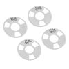 DIY Reel to Reel Cassette Retro Blank Metal Reel Cassette Tape with 4 Reels 2 Wheel for Music Recording for Speaker (Silver) view 2