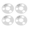 DIY Reel to Reel Cassette Retro Blank Metal Reel Cassette Tape with 4 Reels 2 Wheel for Music Recording for Speaker (Silver) view 3