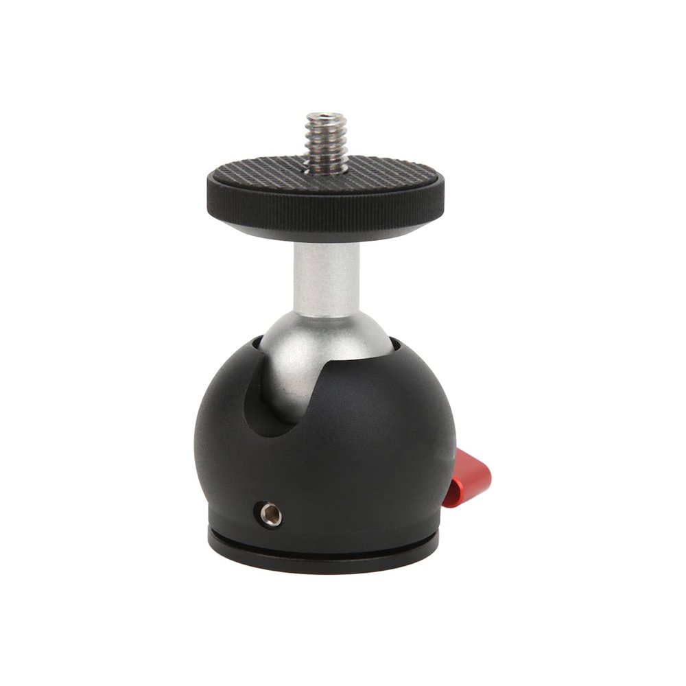 Metal Tr Head with 1/4 I Thread Hole Iversal Spherical Head for Camera Fl Light 360 Rotation le and Versatile Compatible with Cameras