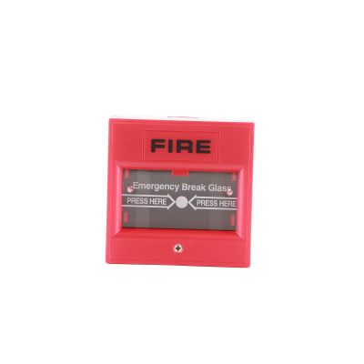 Fireproof Red Glass Break Alarm Button Manual R for Emergency Exit Door Switch Security System with Door Exit Switch Emergency Locking Device