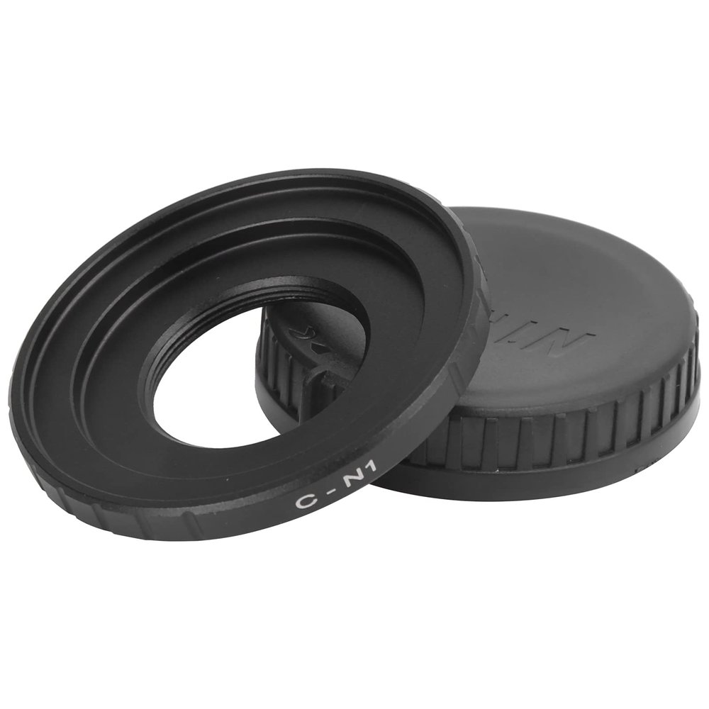 Lens Adaptor with Back for C Mount Lens to J1/J2/J3/J4/J5/V1/V2/V3 Lens Conversion CN1 Adaptor Compatible with Camera Mount A for 1 Series Lens Adaptor for 1 Cameras.