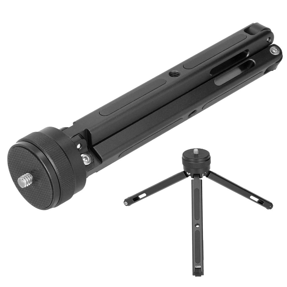 1/4in Tr Stand 3?13cm Desktop Mount Holder for e Sports CameraBlack Aluminium Oy Portable Tr for AndTable Top Tr Mount Camera Holder Travel Stand (Aluminum Alloy 2)