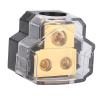 Car 1X2GA in 2x4GA Out Power Distribution Block Holder Amplifier Modification e Copper Ound Distribution Block for Amplifier Auto Accessories view 2