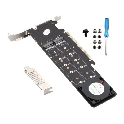 Replacement PCIE 4.0 x16 to M.2 M-Key NVME SSD Expansion Split Card