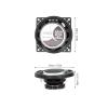 Acouto P Car Coaxial Speaker Full Quency Stereo Music Portable 12V HeatRemoving Auto System with Vehicle Tweeter for Car Speaker view 3
