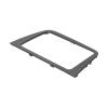 2 Din Stereo Dash Panel Frame DVD Radio Fascia Fit for Seat Altea 2004?2015 LHD Stereo R Fascia Mount FasciaR D Panel TrimNavigation Panel FrameDVD Panel Trim view 1