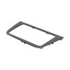 2 Din Stereo Dash Panel Frame DVD Radio Fascia Fit for Seat Altea 2004?2015 LHD Stereo R Fascia Mount FasciaR D Panel TrimNavigation Panel FrameDVD Panel Trim view 2