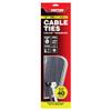Dekton 40PC Cable Tie Set - 4.8MM X 300MM Black | Heavy Duty Industrial Strength | High Temperature Resistant | Self-Locking Teeth | Ideal for Cables, Piping, Gardening & Wires | Indoor & Outdoor Use view 2