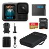 GoPro HERO13 Black - Waterproof Action Camera with 5.3K60 Video, 27MP Photo + Compatability with HB-Series Lenses + Sandisk 64GB SD Card + Slinger Case Cameras view 1