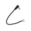EAHOSUCC 0.3M/1FT Short 18AWG 90 Degree DC Power Pigtail,1PCS 7A 5.5mm x 2.5mm Right Angle DC Power Cable Male Plug Pigtail for CCTV Camera,Surveillance view 1