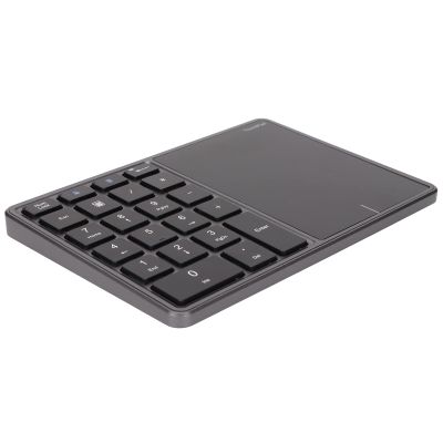 Estink 21 Keys Number Pad with Touchpad, BT4.2 & 2.4G Dual Modes, for, iOS, OS X (Iron Grey)