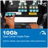 ICC OM3 Multimode LC to LC 50/125m Fiber Patch Cable, Data Center Grade 0.1dB Typical Insertion Loss, ONFR Riser Jacket, Aqua, 1 Meter (3ft), 6-Pack view 3