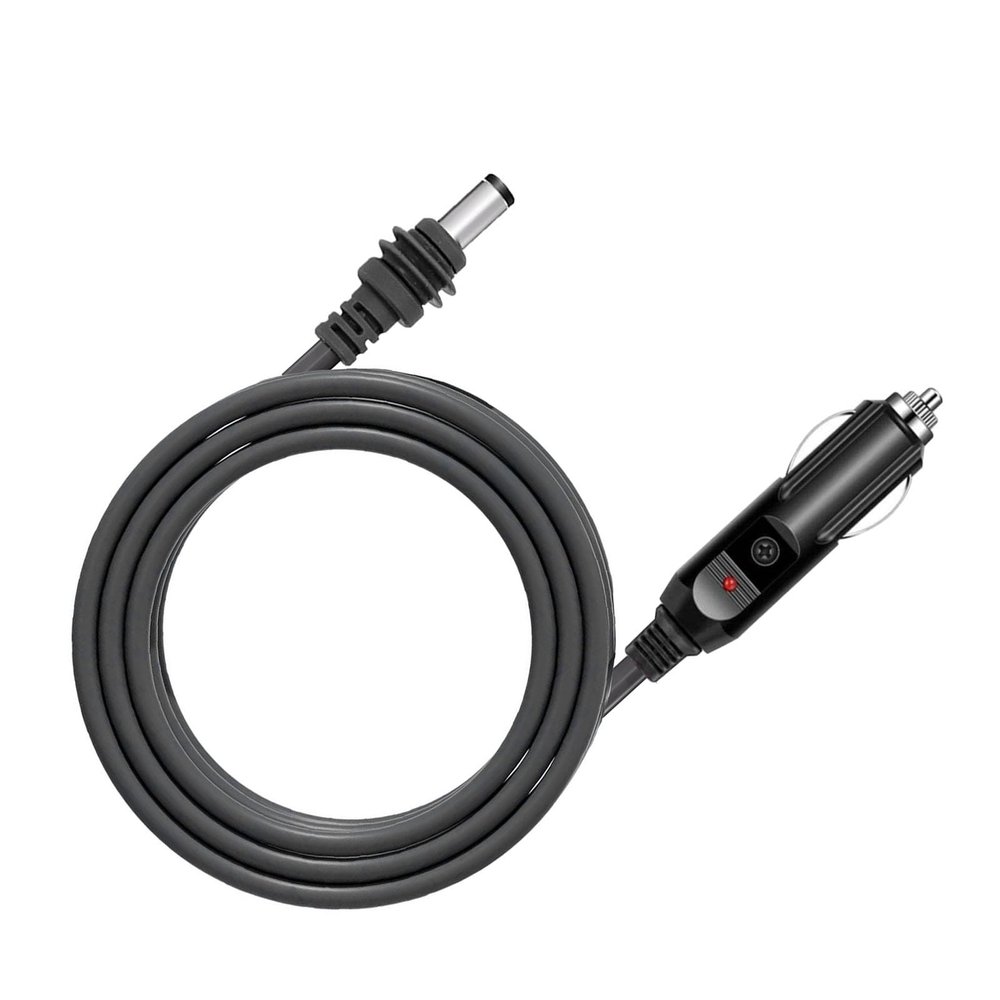 2m / 6.6ft DC Car Charger Power Supply Cord with IP68 Water Proof for Mini, 18AWG Car Power Cable Suitable for Cars, Trucks, Boats