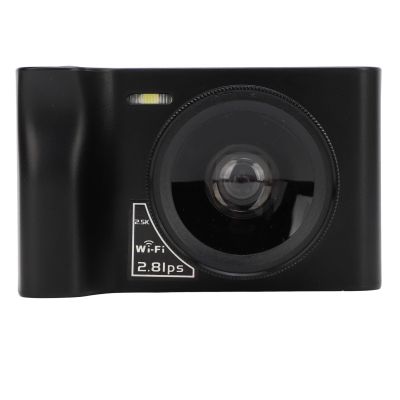2.5 Digital Camera for Photography, Autofocus Vlogging Camera for with Selfie Lens, Compact Travel Video Camera with Flash, 16X Zoom, Anti Shake (Black)